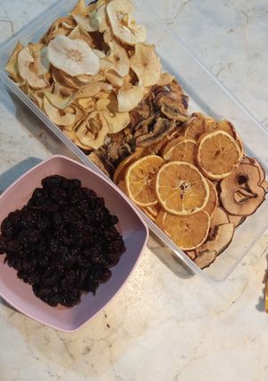 عکسی از دستور میوه خشک