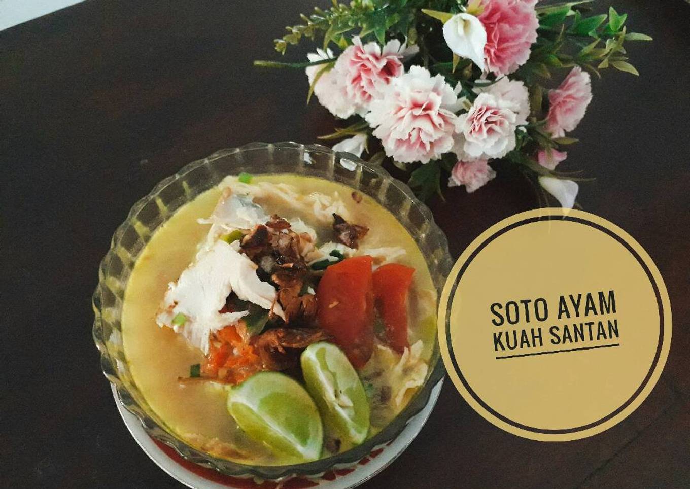 Soto ayam kuah santan