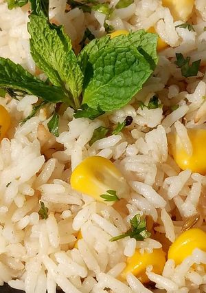 A picture of Corn rice.