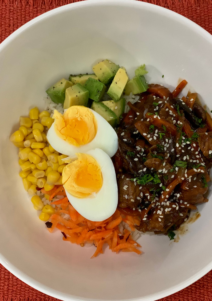 Una foto de Cerdo en Salsa Teriyaki