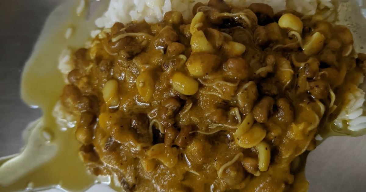 Field Beans (Asunde Kalu) Sprout Curry Recipe by DSK - Cookpad