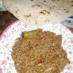 A picture of Qeema Piyaz.