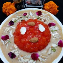 A picture of Sabudana pudding.