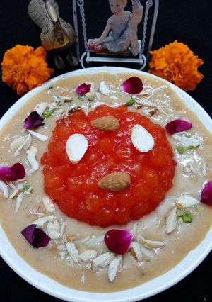 A picture of Sabudana pudding.