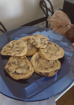 A picture of The WORST EVER Chocolate Chip Cookies.