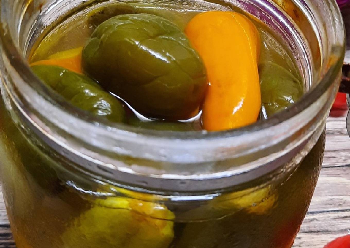 Acar Timun untuk Burger (Pickle)