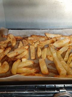 Una foto de Papas fritas al horno