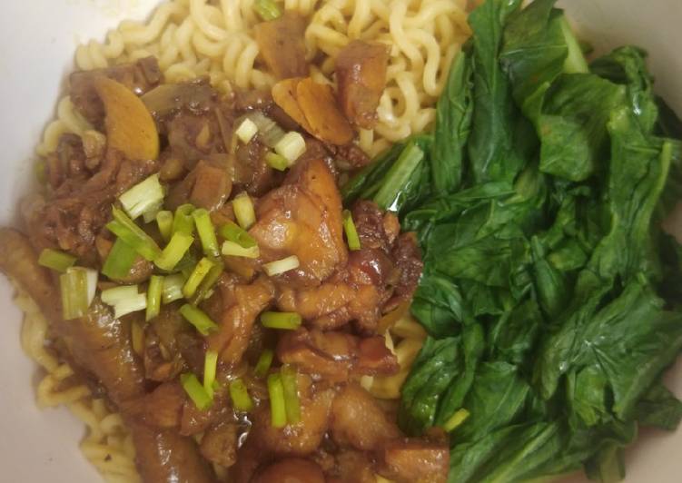 Resep Mie ayam abrakadabra ala mama el, Lezat