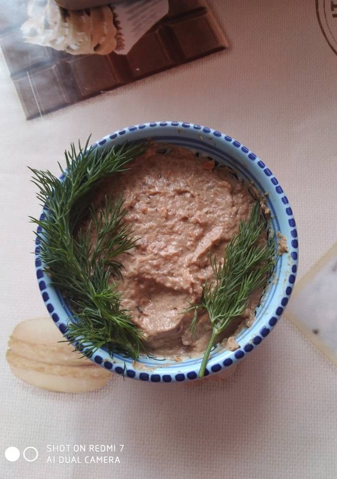 Просто паштет (из куриной печени)