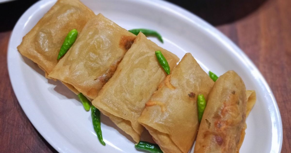 Martabak Mie Telur Kornet