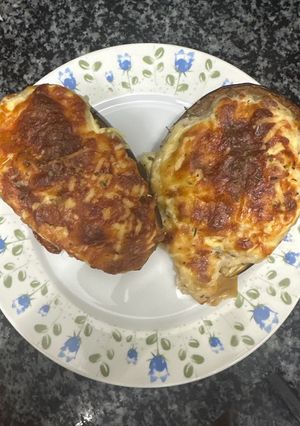 Una foto de 624. Berenjenas rellenas de bacalao (principal pescado)