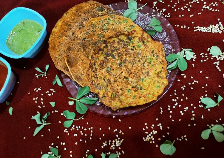 How to Cook Appetizing Millet masala pancakes