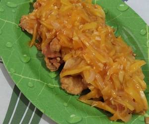 Cara Membuat Ayam Krispi Saus Mangga Enak Sederhana