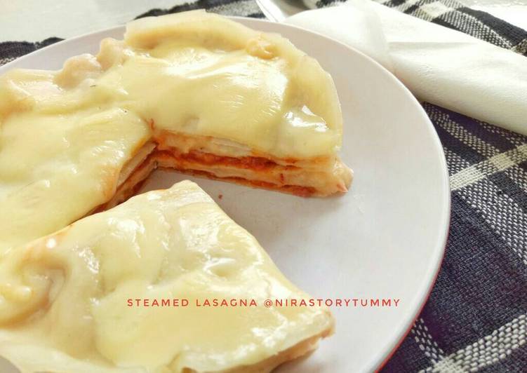 Steamed lasagna