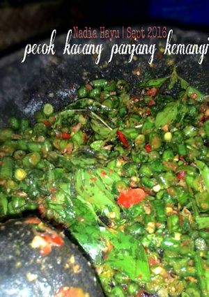 Foto resep Pecok kacang panjang kemangi