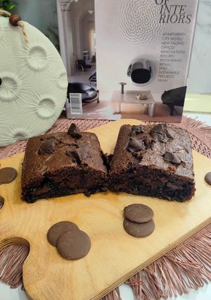 عکسی از دستور کیک شکلات تخته ای