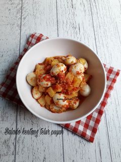 Foto resep Balado kentang telur puyuh