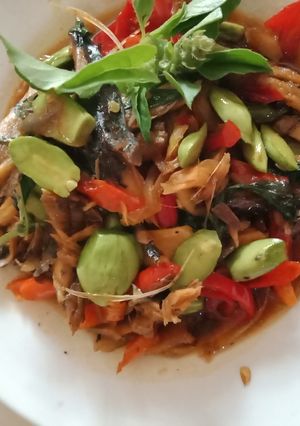 Foto resep Tongkol Suwir Kemangi Pedas