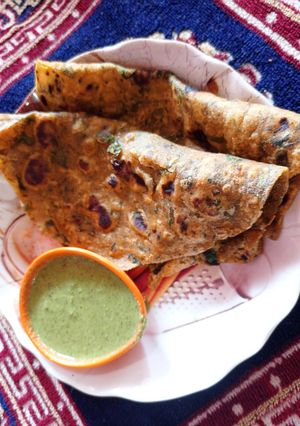 मेथीचे पराठे रेसिपी (methiche parathe recipe in marathi) रेसिपी चे मुख्य फोटो 