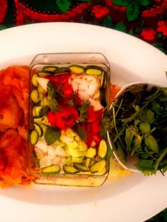 عکسی از دستور مرغ پرتقالی دودی