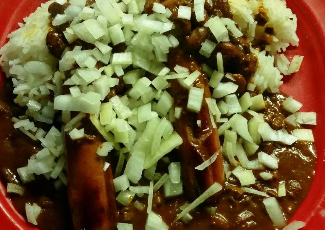 Hawaiian Chilli Dogs, super easy