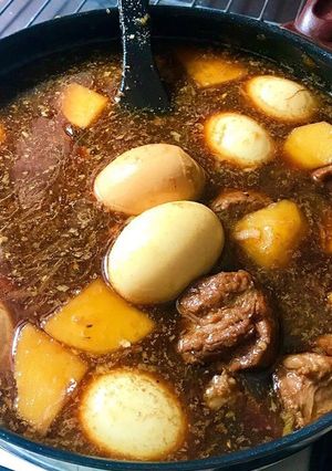Foto resep Semur daging,kentang,telur