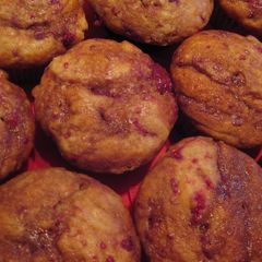 Raspberry Caramel Muffins A picture of Raspberry Caramel Muffins.