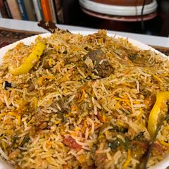 A picture of Simple chicken biryani.