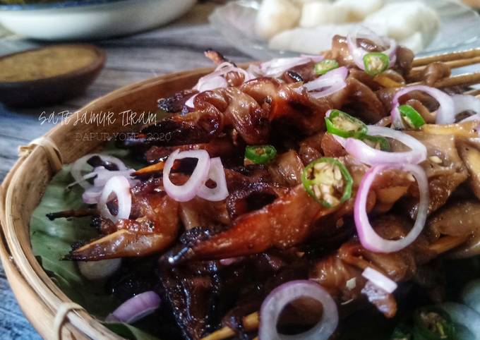 Resep: #103 Sate Jamur Tiram Untuk Pemula