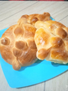 Una foto de Pan de muerto "esponjoso"