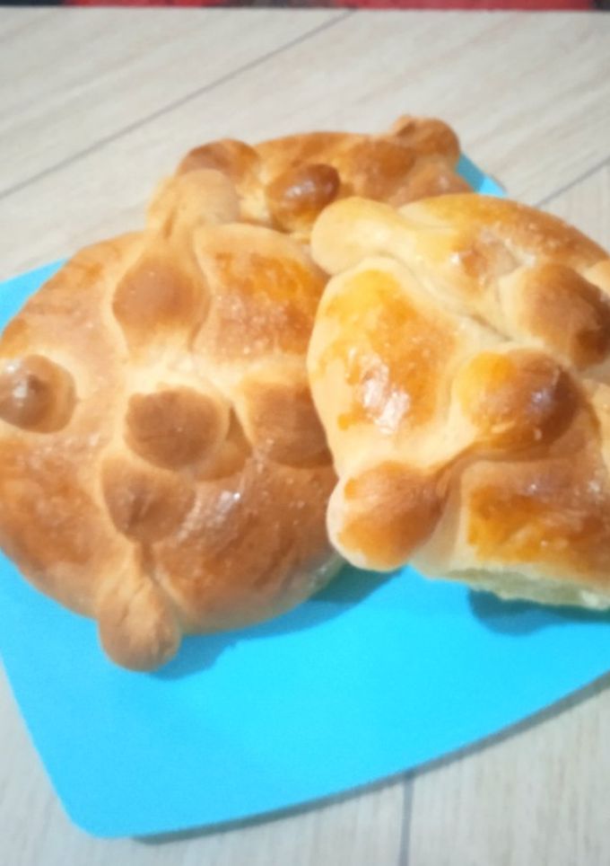 Una foto de Pan de muerto "esponjoso"