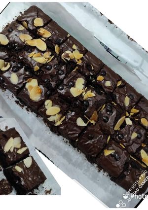 Foto resep Brownies shiny crust