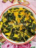 Frittata con foglie di cavolo rapa
