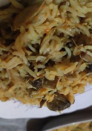 صورة لوصفة رز بالخضار والفروج