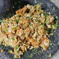 รูปของ Tempe ulek sambel kencur ijo