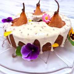 รูปของ Pear - Cardamom cake