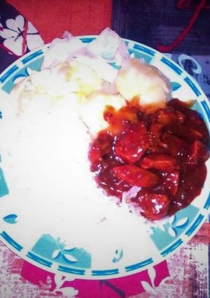 Una foto de Pollo Teriyaki