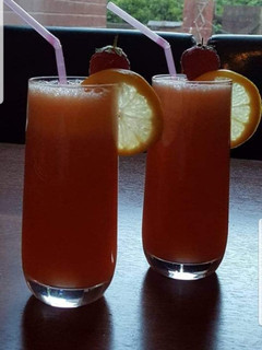 A picture of Mocktail (Strawberry/orange/lemonade) #ramadankitayari.