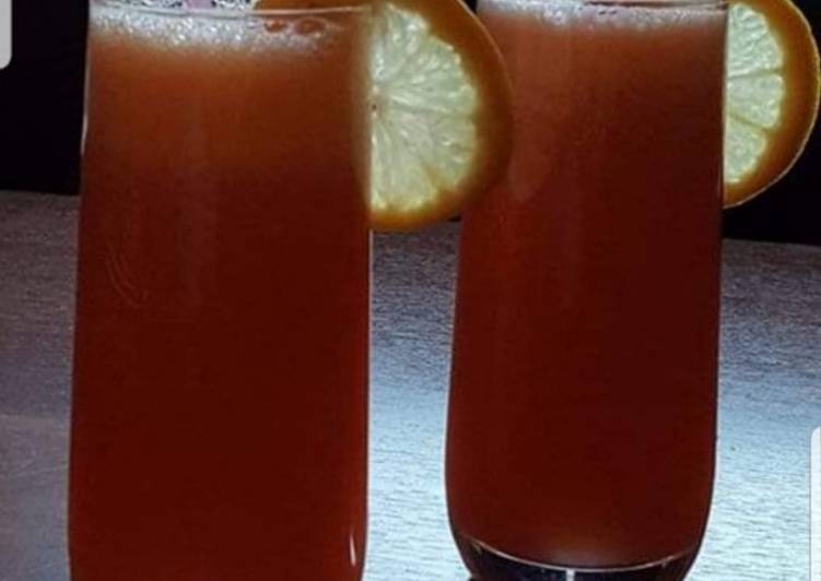Easiest Way to Make Any-night-of-the-week Mocktail (Strawberry/orange/lemonade) #ramadankitayari