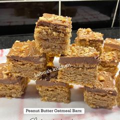 A picture of Peanut Butter Oatmeal Bars:.