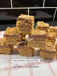 A picture of Peanut Butter Oatmeal Bars:.