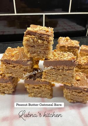 A picture of Peanut Butter Oatmeal Bars:.