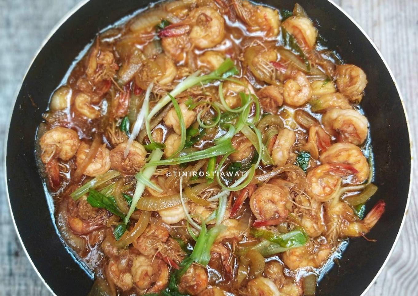 Udang Saus Mentega, Simple