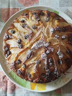 Foto di Torta morbida pere, ricotta e cioccolato 🍐🍫