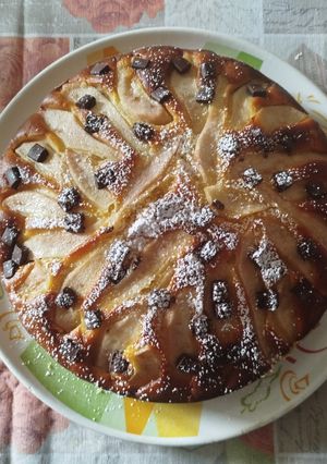 Foto di Torta morbida pere, ricotta e cioccolato 🍐🍫