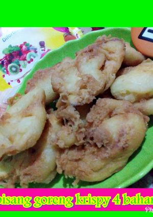 Foto resep Pisang goreng krispy 4bahan