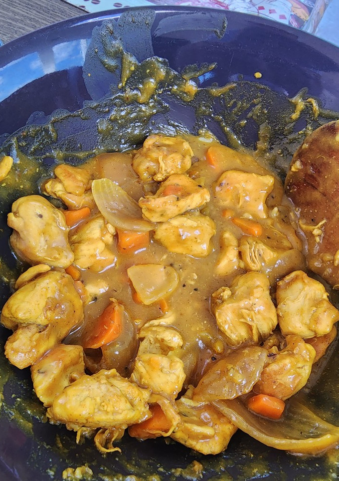 Una foto de Pollo al curry