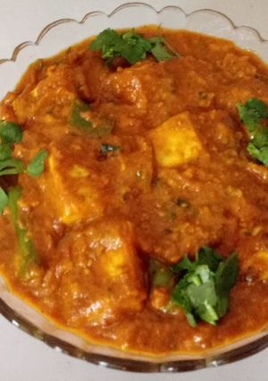 A picture of Restaurant style Paneer Tikka Masala.