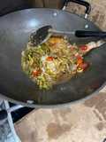 Leatherjacket with salted veggie