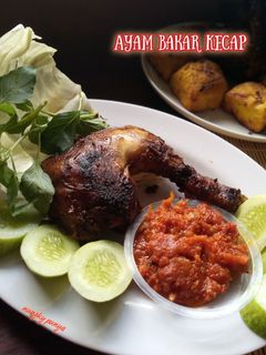 Foto resep Ayam Bakar Kecap isi nasi box